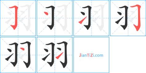 羽字旁的字